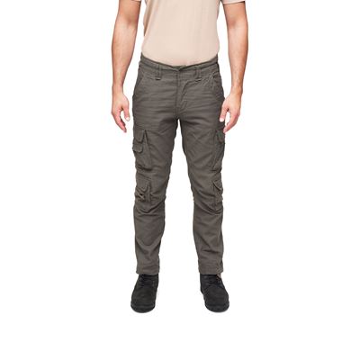 Spodnie PURE SLIM FIT vintage ZIELONE BRANDIT 1016-01 2