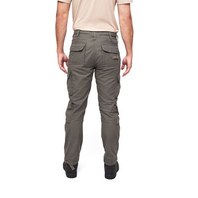 Spodnie PURE SLIM FIT vintage ZIELONE BRANDIT 1016-01 3