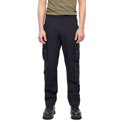 Spodnie PURE SLIM FIT vintage CZARNE BRANDIT 1016-02 3