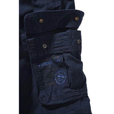 Spodnie PURE SLIM FIT vintage NIEBIESKE BRANDIT 1016-08 5