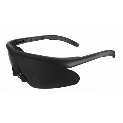 Okulary RAPTOR PRO zestaw 3 szkła CZARNE