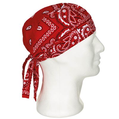 Chusta HEADWRAP Western CZERWONA