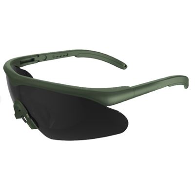 Gogle RAPTOR PRO zestaw 3 okularów ZIELONY