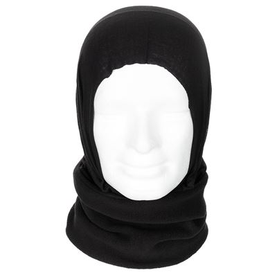 Wielofunkcyjny szalik Acryl-Spandex/Fleece BLACK