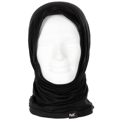 Wielofunkcyjny szalik MERINO LITE BLACK