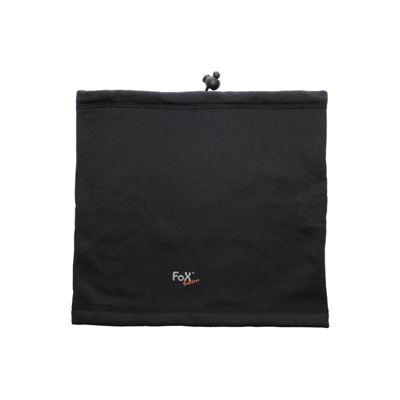 Ocieplacz na szyję SOFTSHELL ze sznurkiem BLACK