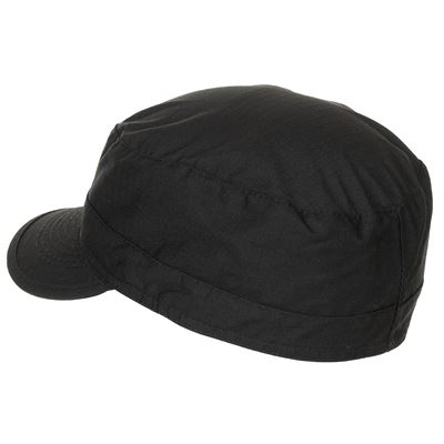 Czapka polna US, krój BDU, rip-stop, CZARNA