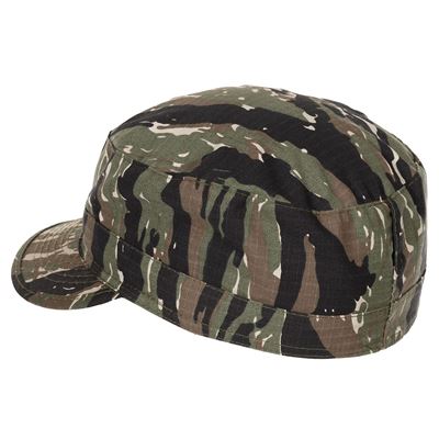 Czapka polowa US, krój BDU, rip-stop, TIGER STRIPE CAMO