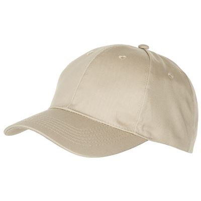 Czapka typu baseball amerykański regulowana PÍSKOVÁ