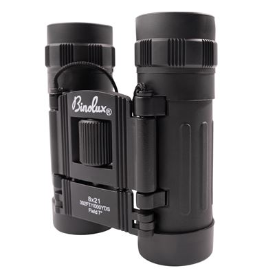 Lornetka 8x21 składana BINOCULARS CZARNA