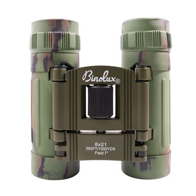Lornetka 8x21 składana maskowana WOODLAND