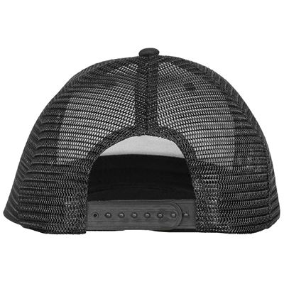 Czapka TRUCKER STAR z siateczką CZARNA