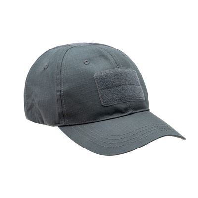 Czapka baseballowa Rip-Stop VELCRO SZARA