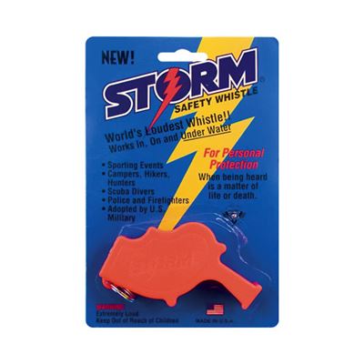 Plastikowy gwizdek STORM® ORANGE