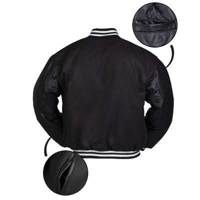 Kurtka baseballowa NY BLACK