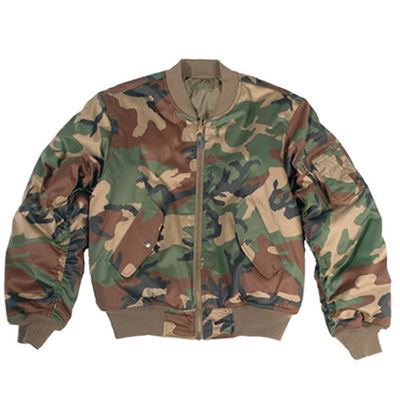 Kurtka bomber US MA1 WOODLAND