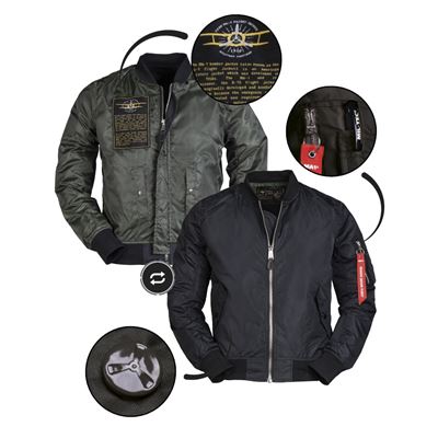Kurtka bomberka MA1 SUMMER BLACK