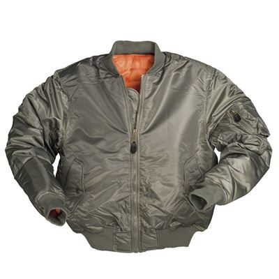 Kurtka bomber TYP MA1® PES ZIELONA