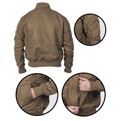 Kurtka pilotka US TACTICAL COYOTE