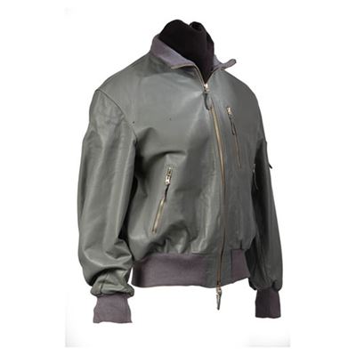 Kurtka skórzana BW AVIATOR SZARA