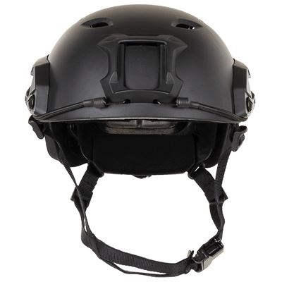 Kask spadochroniarski FAST kompletny CZARNY