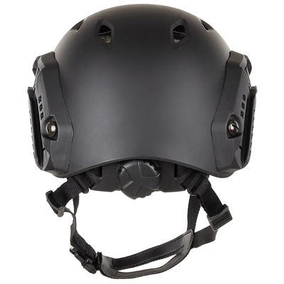 Kask spadochroniarski FAST kompletny CZARNY