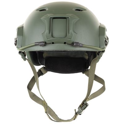 Kask spadochroniarski FAST kompletny ZIELONY