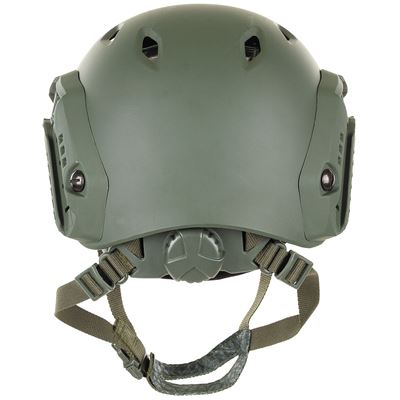 Kask spadochroniarski FAST kompletny ZIELONY