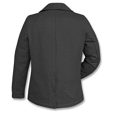 Płaszcz US PEA COAT wełniany CZARNY