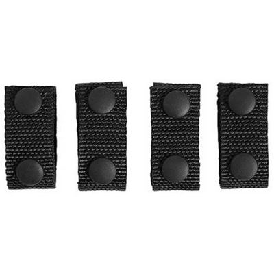 Przypinane szlufki BLACK zestaw 4