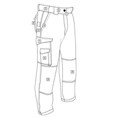 Spodnie 24-7 TACTICAL Teflon rip-stop CHARCOAL