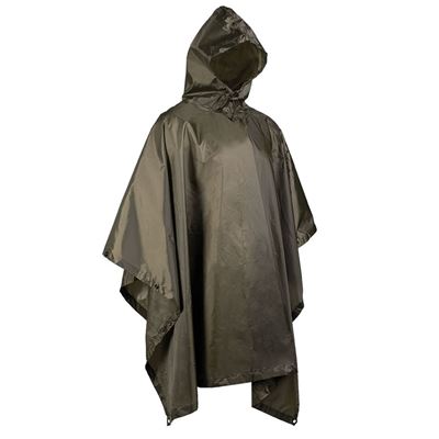 Ponczo lekkie BASIC rip-stop ZIELONE