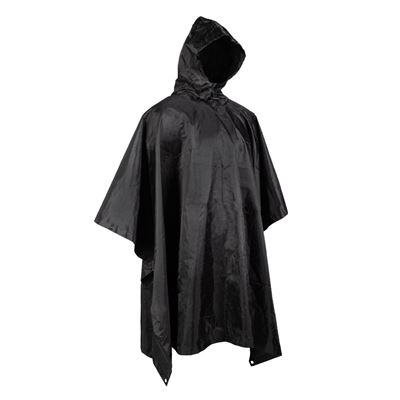 Ponczo lekkie BASIC rip-stop CZARNE