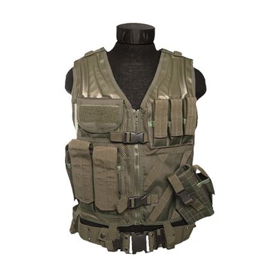 Kamizelka taktyczna CROSSDRAW USMC ZIELONA