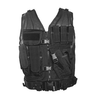 Kamizelka taktyczna CROSSDRAW USMC CZARNA