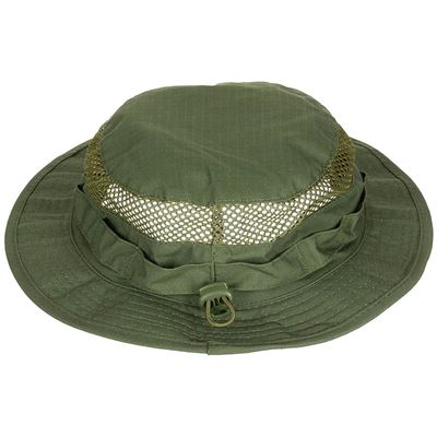Siatkowa czapka Boonie GREEN