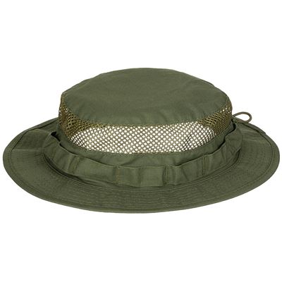 Siatkowa czapka Boonie GREEN