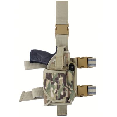 Kabura udowa na pistolet UNI DELUXE MULTICAM