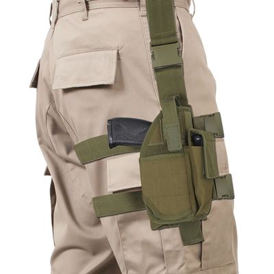 Etui na pistolet UNI DELUXE ZIELONE