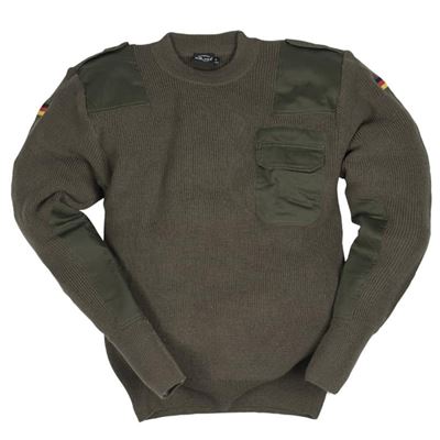 Sweter BW z kieszenią ZIELONY