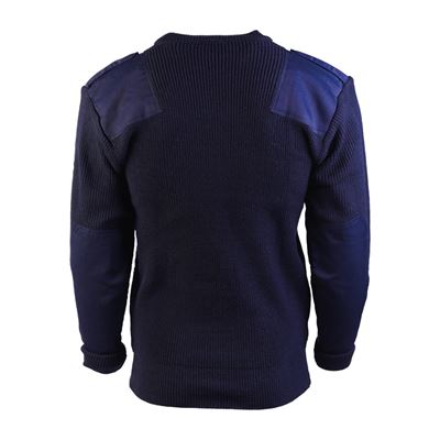 Sweter BW ACRYL z kieszenią NIEBIESKI