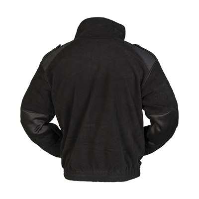 Kurtka FLEECE typu francuskiego CZARNA