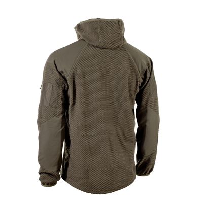 Rozpinana bluza z kapturem z polaru DELTA GREEN