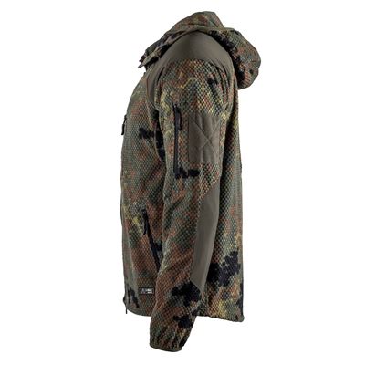 Bluza polarowa z kapturem DELTA FLECKTARN
