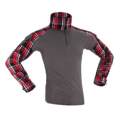 Koszula taktyczna flanelowa CZERWONA INVADERGEAR 108601-035 2