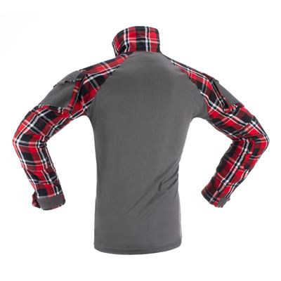Koszula taktyczna flanelowa CZERWONA INVADERGEAR 108601-035 3