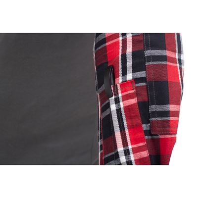 Koszula taktyczna flanelowa CZERWONA INVADERGEAR 108601-035 4