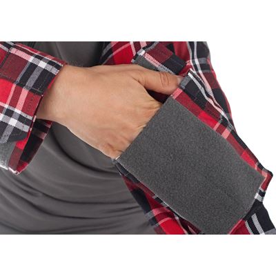 Koszula taktyczna flanelowa CZERWONA INVADERGEAR 108601-035 5
