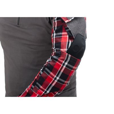 Koszula taktyczna flanelowa CZERWONA INVADERGEAR 108601-035 7