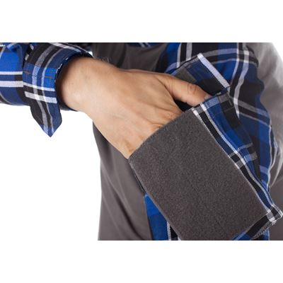 Koszula taktyczna flanelowa NIEBIESKA INVADERGEAR 108601-700 5